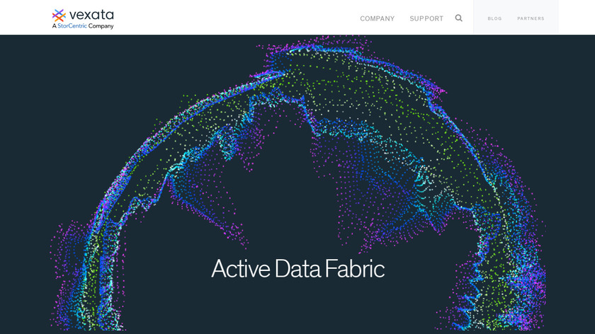 Vexata Active Data Fabric Landing Page