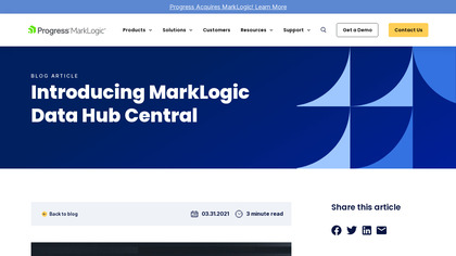 MarkLogic Data Hub Platform image