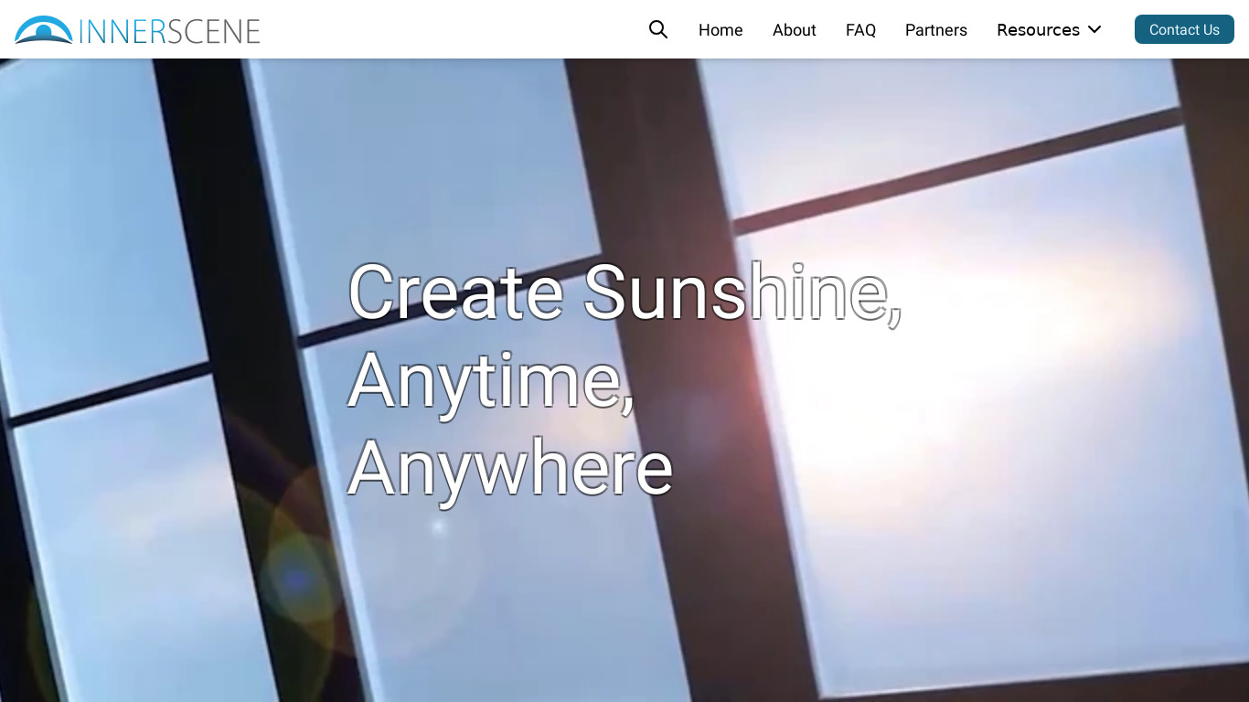 Virtual Sun Landing page