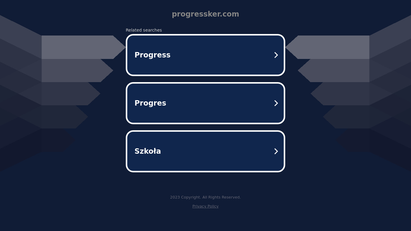 ProgressKer Landing page