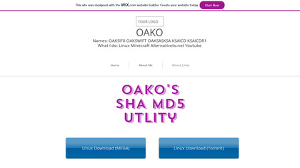 OAKO's SHA MD5 Hash Utility image