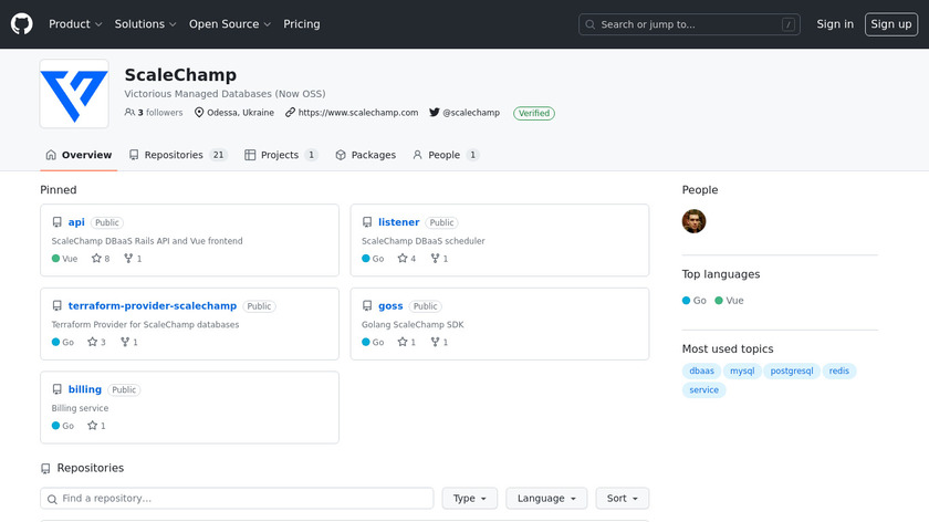 ScaleChamp Landing Page
