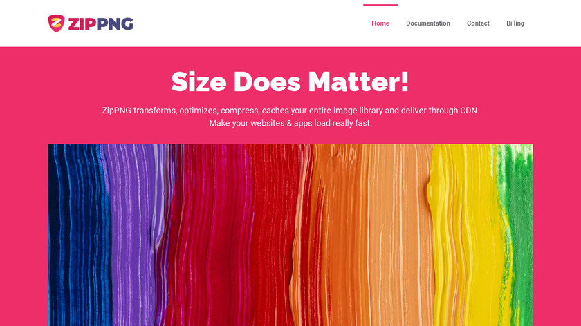 ZipPNG Landing Page