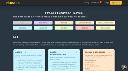 Prioritization Sticky Notes image
