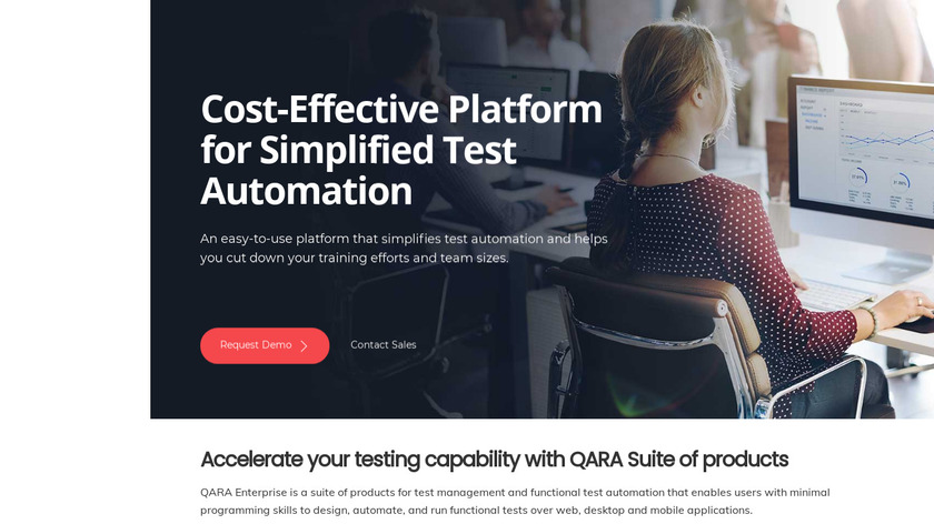 QARA Test Landing Page