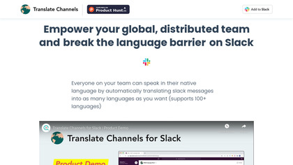 Translate Channels for Slack image