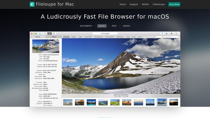 Fileloupe - Media Browser image