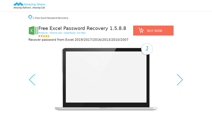 Free Excel Password Recovery Landing Page