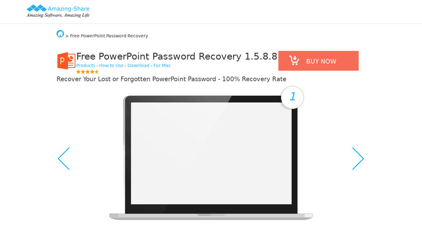 Free PowerPoint Password Recovery Landing Page