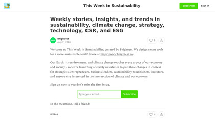 This Week in Sustainability image