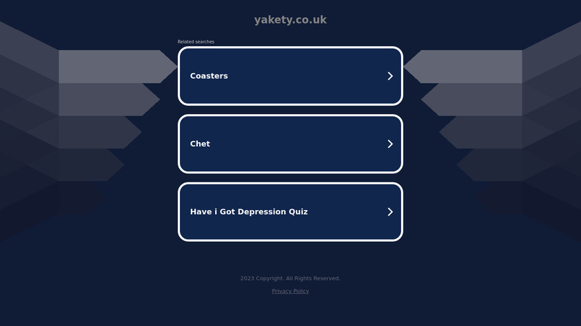 Yakety Landing Page