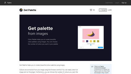 Get Palette - Figma Plugin screenshot
