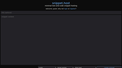 snippet.host image