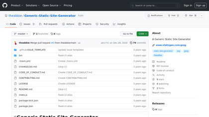 Generic Static Site Generator image
