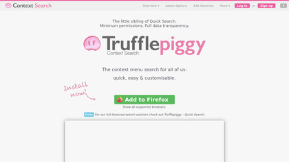 Trufflepiggy - Context Search image