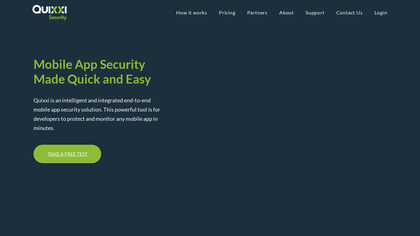 Quixxi Mobile App Security image