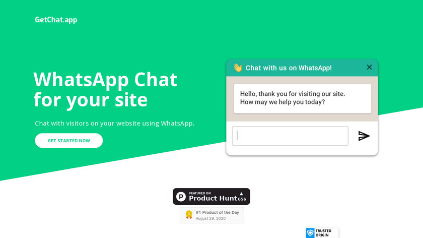GetChat.App Landing Page