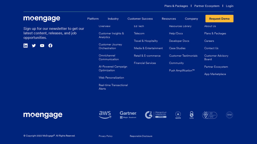 Push Templates by MoEngage Landing Page