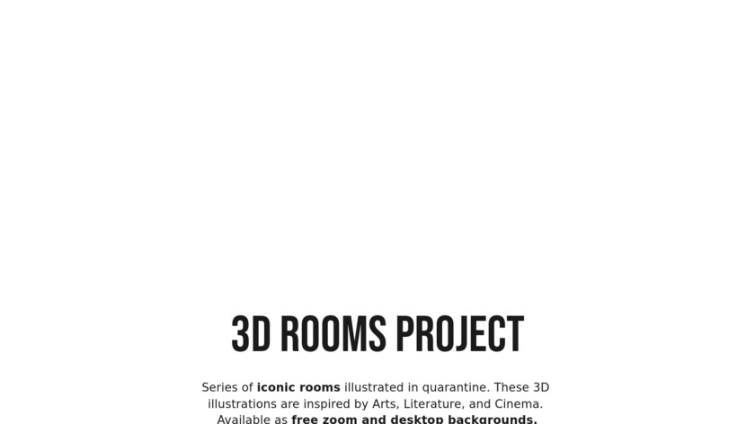 3D Rooms Project Landing Page