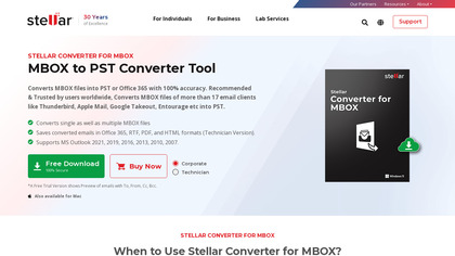 Stellar Mbox to Pst Converter image