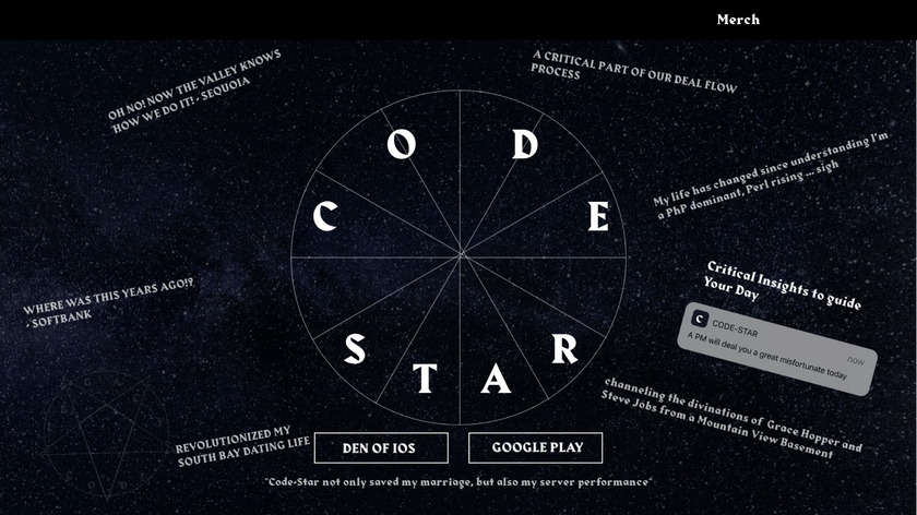 Code-Star Landing Page