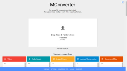 MConverter screenshot
