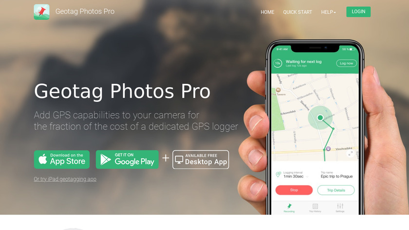 Geotag Photos Pro Landing Page