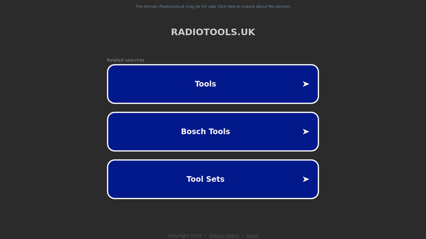 RadioTools AirPRO Landing Page