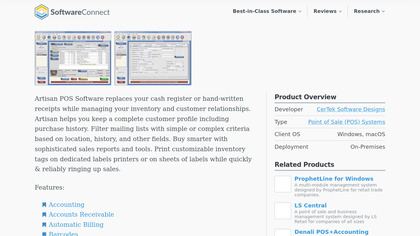 Artisan POS Software image