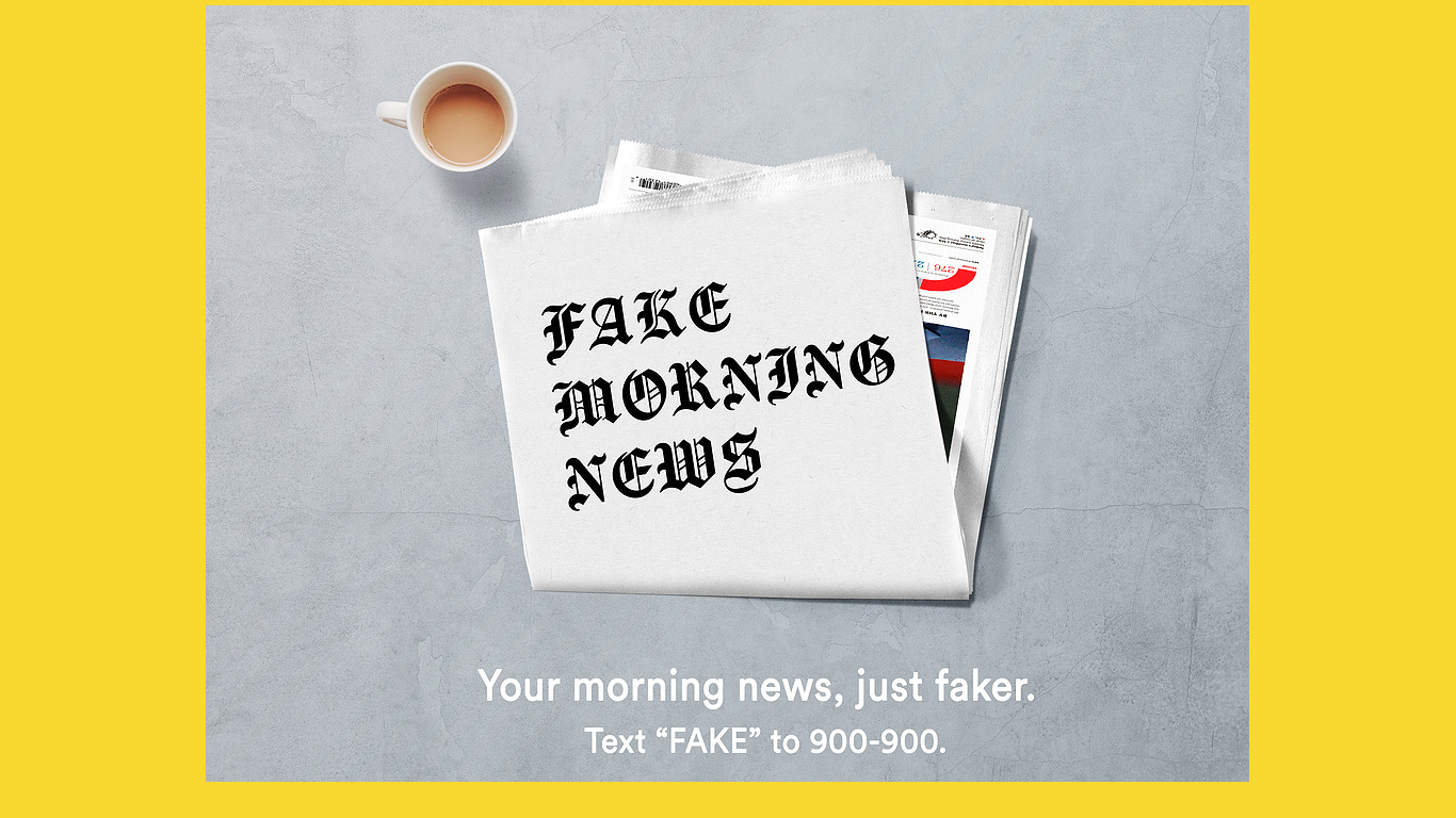 ballotbevs.com Fake Morning News Landing page