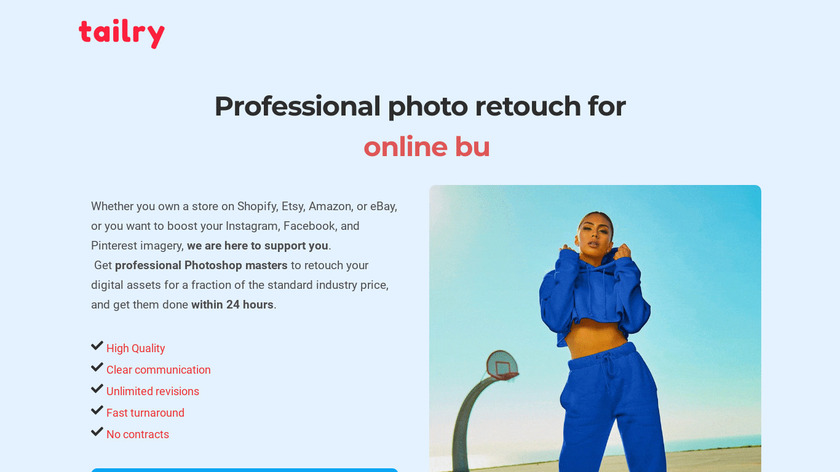 Tailry Landing Page