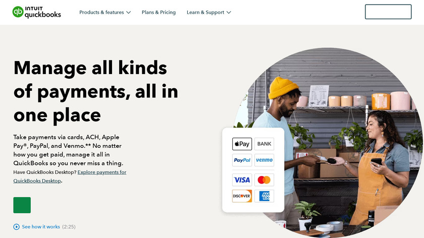 Intuit Payments Landing Page