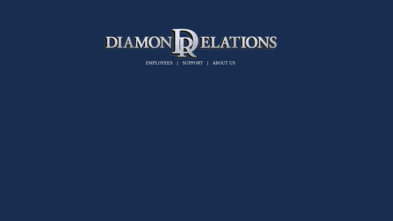 Diamond Relations CRM Landing page