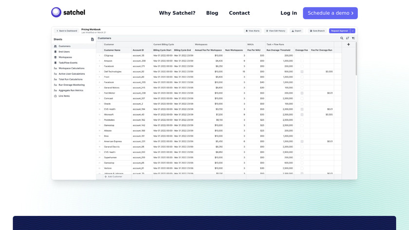 Satchel Landing Page