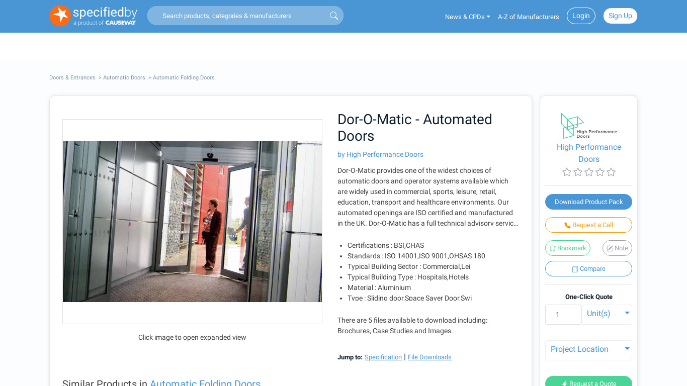 Do-O-Matic Landing page