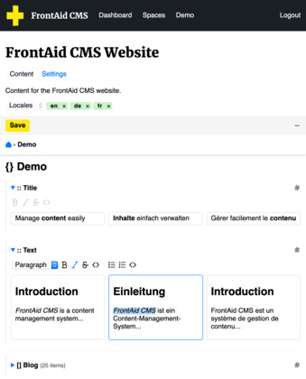 FrontAid.io screenshot