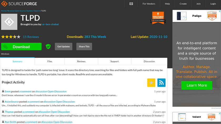 TLPD Landing Page