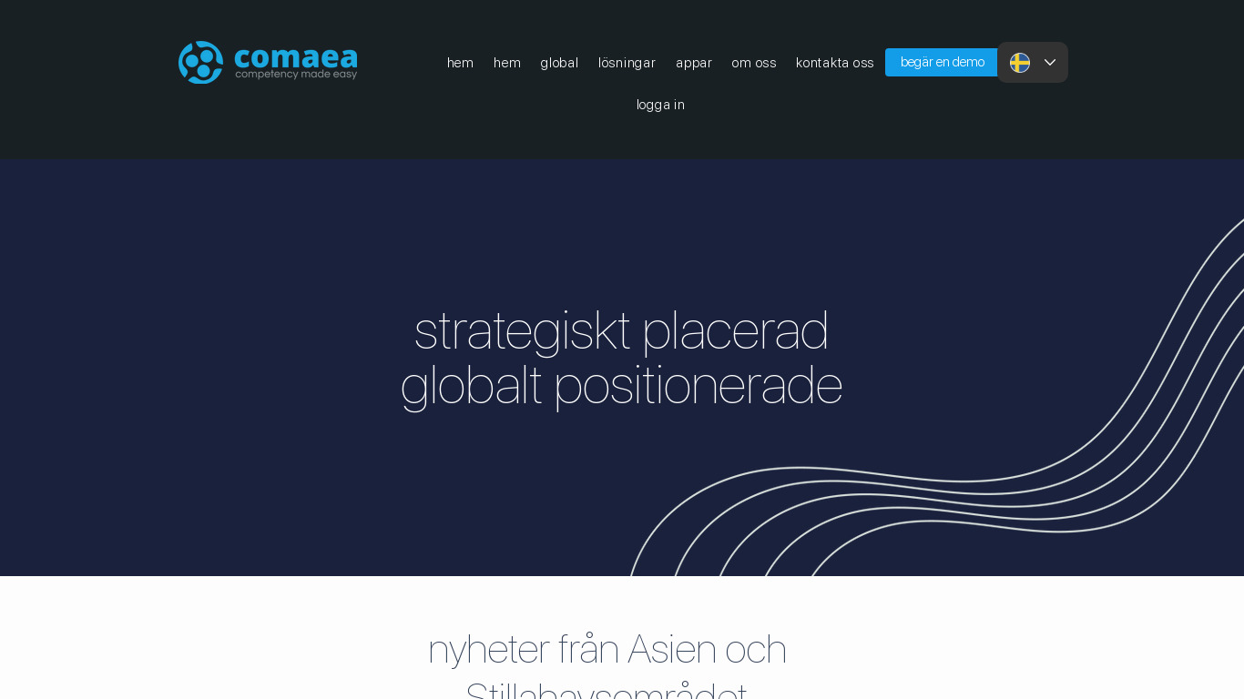 Comaea Apps Landing page