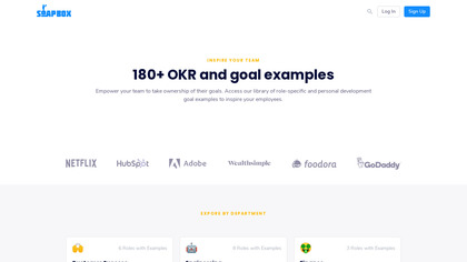 180+ OKR Examples Directory image