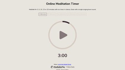 Online Meditation Timer image