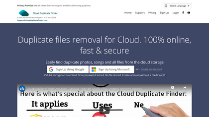 Cloud Duplicate Finder image