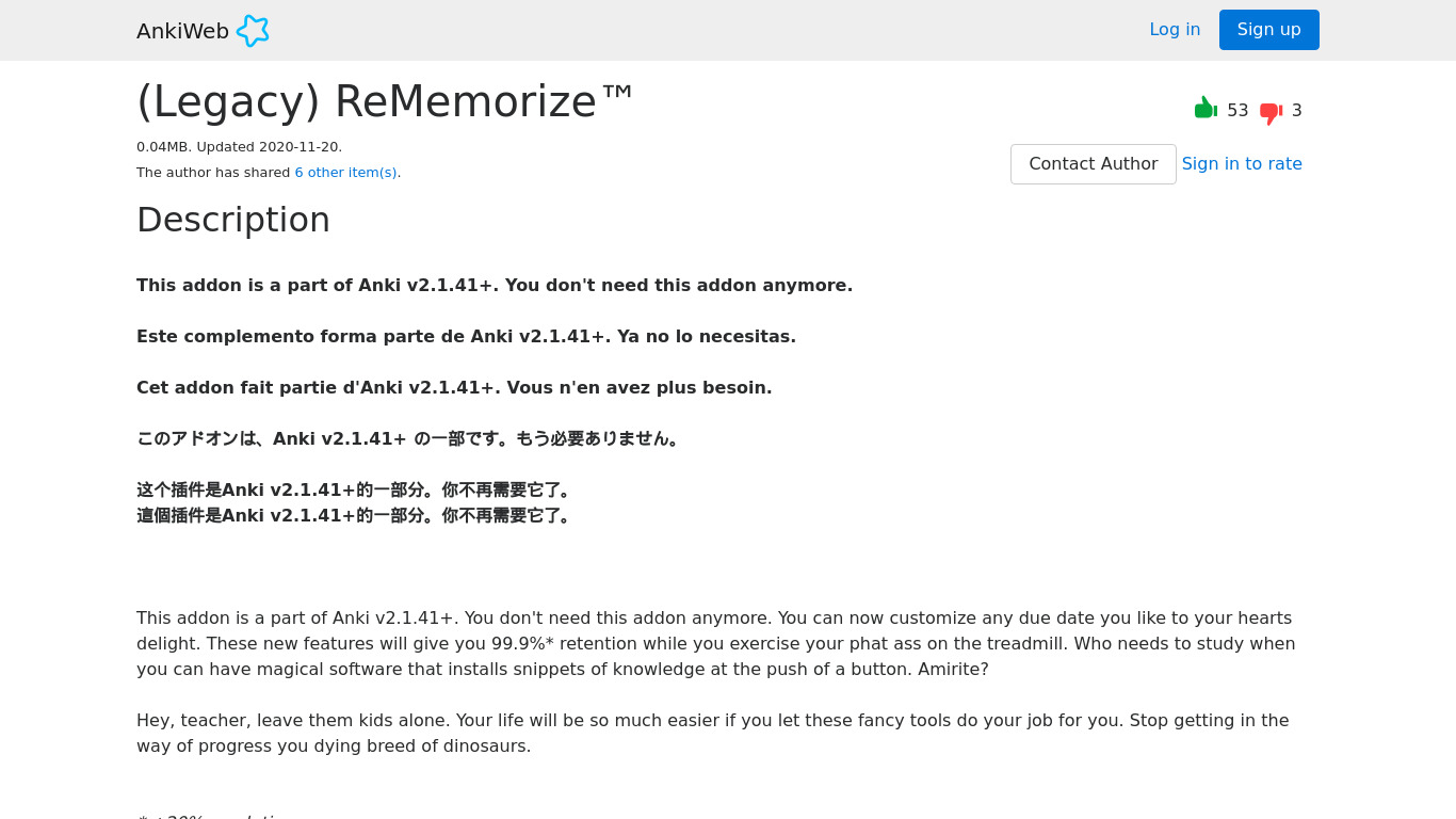 ReMemorize Landing page