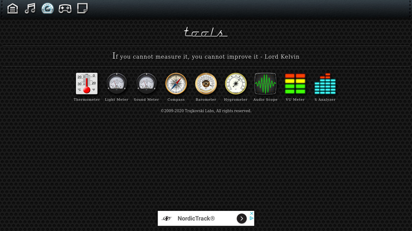 Sound Meter Landing Page