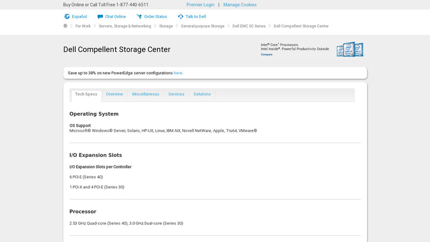 Compellent Landing Page