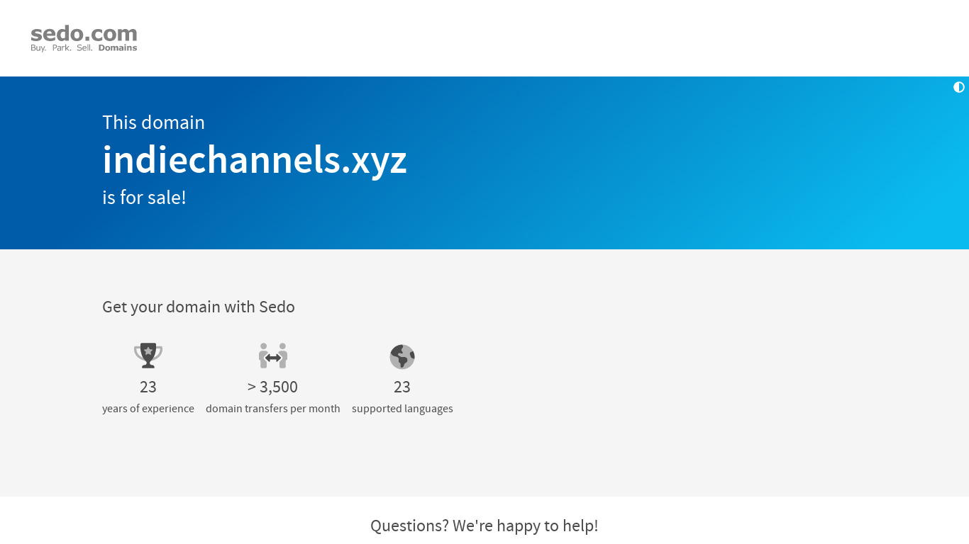 Indie Channels Landing page