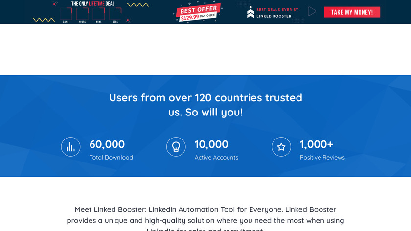 LinkedBooster.app Landing Page