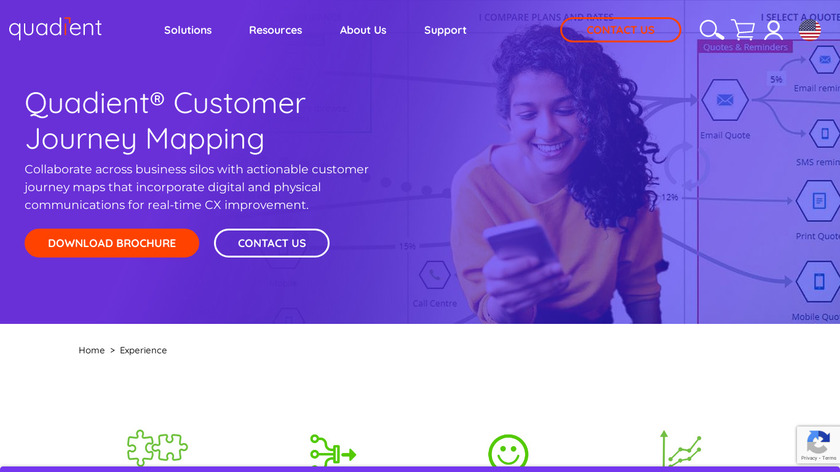 Quadient Customer Journey Mapping Landing Page