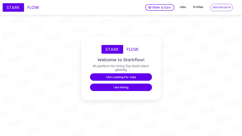 Starkflow Talent Landing Page