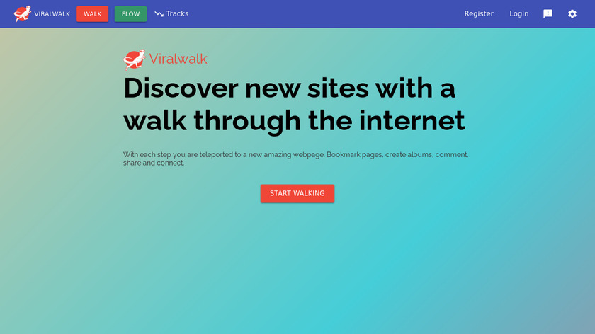 Viralwalk Landing Page