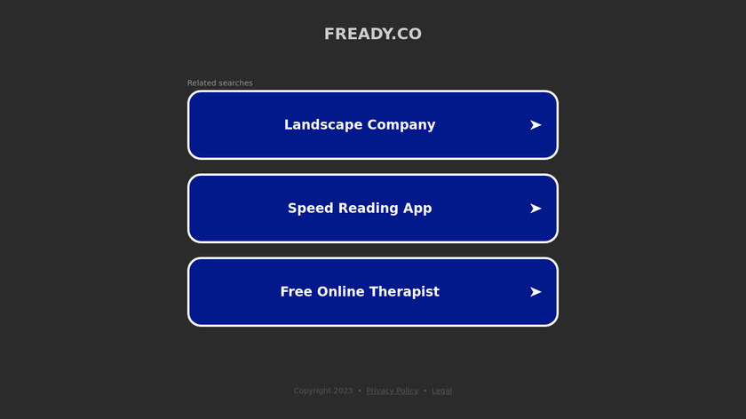 Fready Landing Page